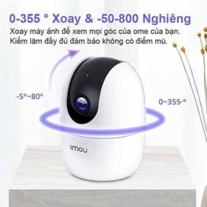 Camera wifi imou IPC-A22 xoay 360 độ trong nhà