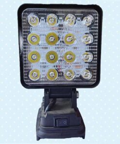 Đèn led 16 bóng để bàn dùng chân pin phổ thông 5Ah