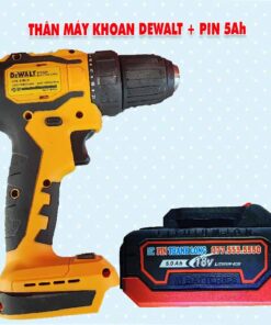 Thân máy khoan DEWALT 2 chức năng + Pin 5Ah