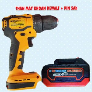 Thân máy khoan DEWALT 2 chức năng + Pin 5Ah