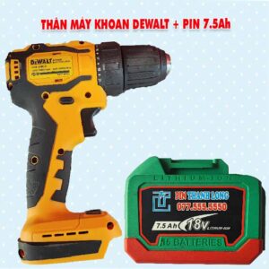 Thân máy khoan DEWALT 2 chức năng + Pin 7.5Ah