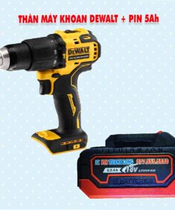 Thân máy khoan DEWALT 3 chức năng + Pin 5Ah