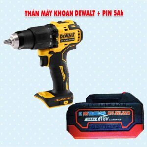 Thân máy khoan DEWALT 3 chức năng + Pin 5Ah