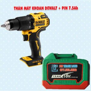 Thân máy khoan DEWALT 3 chức năng + Pin 7.5Ah