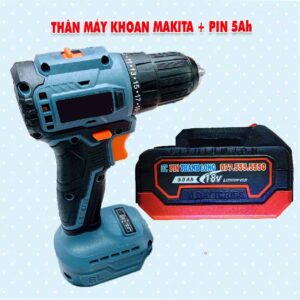 Thân máy khoan Makita 2 chức năng + Pin 5Ah