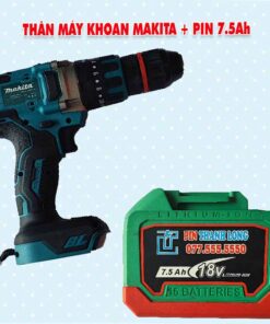Thân máy khoan Makita 3 chức năng + Pin 7.5Ah