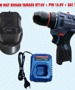 Thân máy khoan YAMASU KT16V + pin yamasu 16.8v + Sạc 1.3A