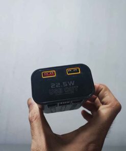 Pin sạc dự phòng trong suốt 10000mah 3 đầu cắm sạc (4)