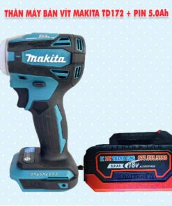 Thân máy bắn vít Makita TD172 + Pin 5Ah