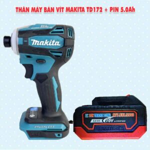 Thân máy bắn vít Makita TD172 + Pin 5Ah