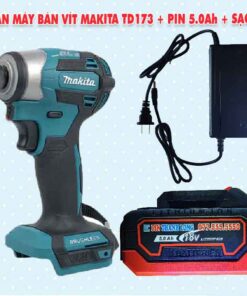 Thân máy bắn vít Makita TD173 + Pin 5Ah + Sạc 3A