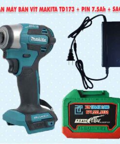 Thân máy bắn vít Makita TD173 + Pin 7.5Ah + Sạc 3A