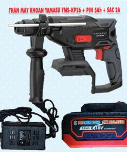 Thân máy khoan bê tông Yamasu YMS-KP26 + Pin 5Ah + Sạc 2A