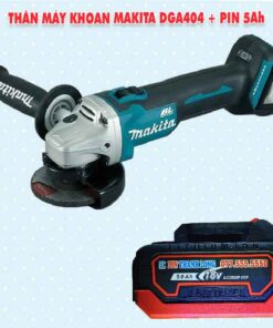 Thân máy mài Makita DGA404 + Pin 5.0Ah