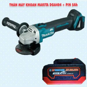 Thân máy mài Makita DGA404 + Pin 5.0Ah