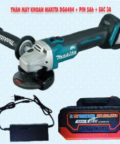 Thân máy mài Makita DGA404 + Pin 5.0Ah + Sạc 3A