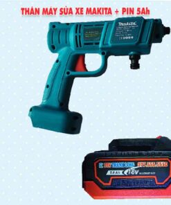 Thân máy rửa xe Makita Trung Quốc + Pin 5.0Ah