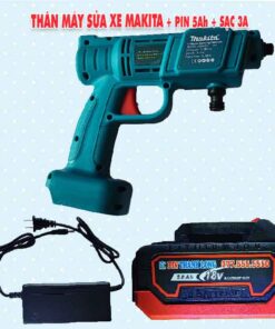 Thân máy rửa xe Makita Trung Quốc + Pin 5.0Ah + Sạc 3A