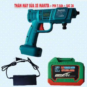 Thân máy rửa xe Makita Trung Quốc + Pin 7.5Ah + Sạc 3A