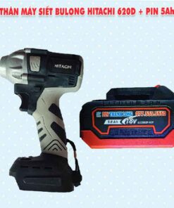 Thân máy siết bulong HITACHI 620D + Pin 5Ah