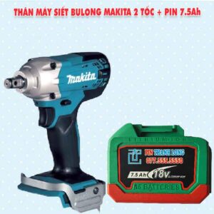 Bộ máy siết bulong Makita 2 tốc mẫu TQ giá tốt