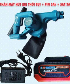 Thân máy thổi bụi hút bụi Makita + Pin 5.0Ah + Sạc 2A